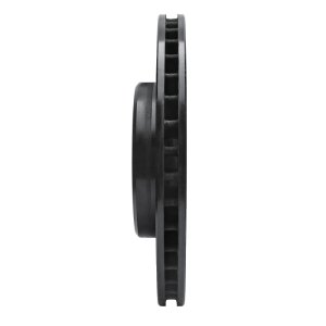 Volvo V70 Brake Rotor (1) - Front Left - R1 Concepts - Drilled & Slotted - Black - `98-`04